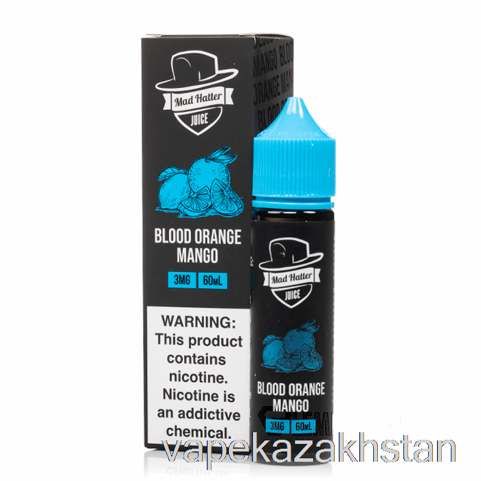 Vape Disposable Blood Orange Mango - Mad Hatter - 60mL 6mg